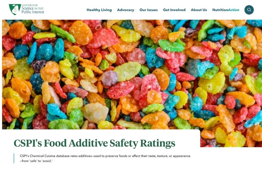Food Additive Tracker