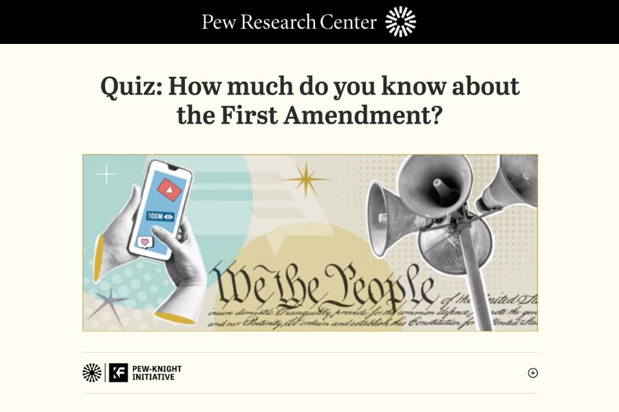 How much do you know about the First Amendment?